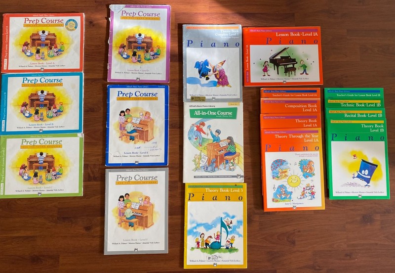 Alfred’s Basic Piano Library Set 18 Theory Recital Lesson Composition Prep Cours