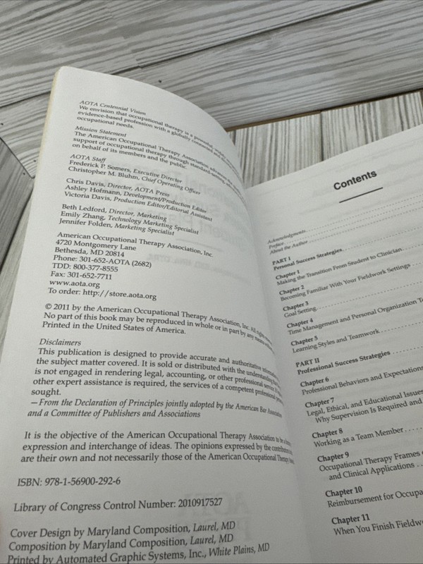 Occupational Therapy Fieldwork Survival Guide: a Student Planner gallery