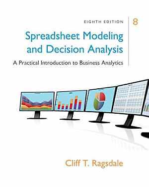 Spreadsheet Modeling & Decision – Hardcover, by Ragsdale Cliff – Acceptable