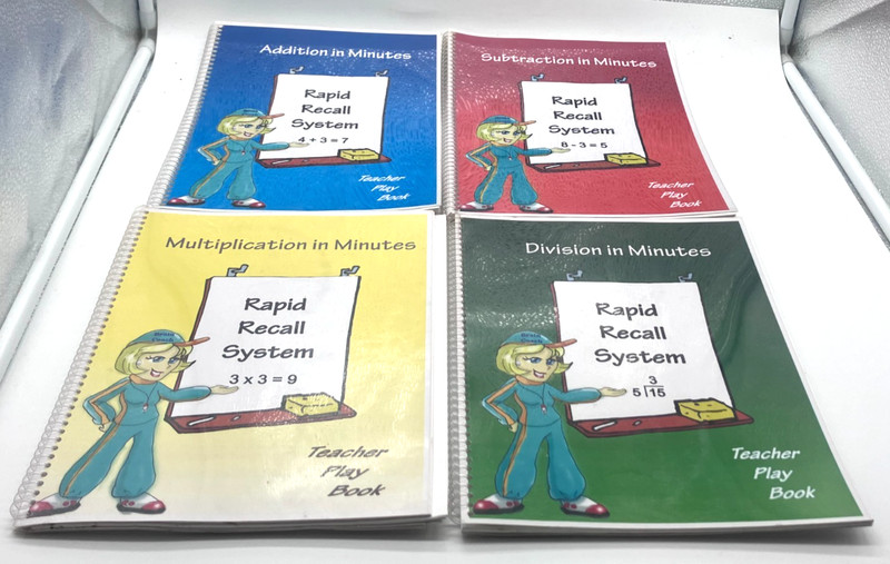 Subtraction Addition Division Multiplication in Minutes Set Rapid Recall System