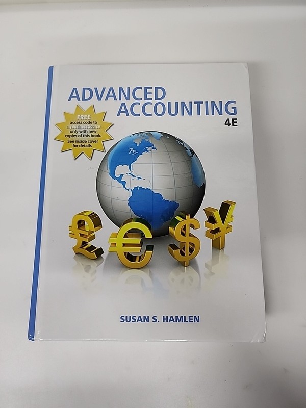 Advanced Accounting 4th edition – Hardcover By by Susan S. Hamlen – Very Good