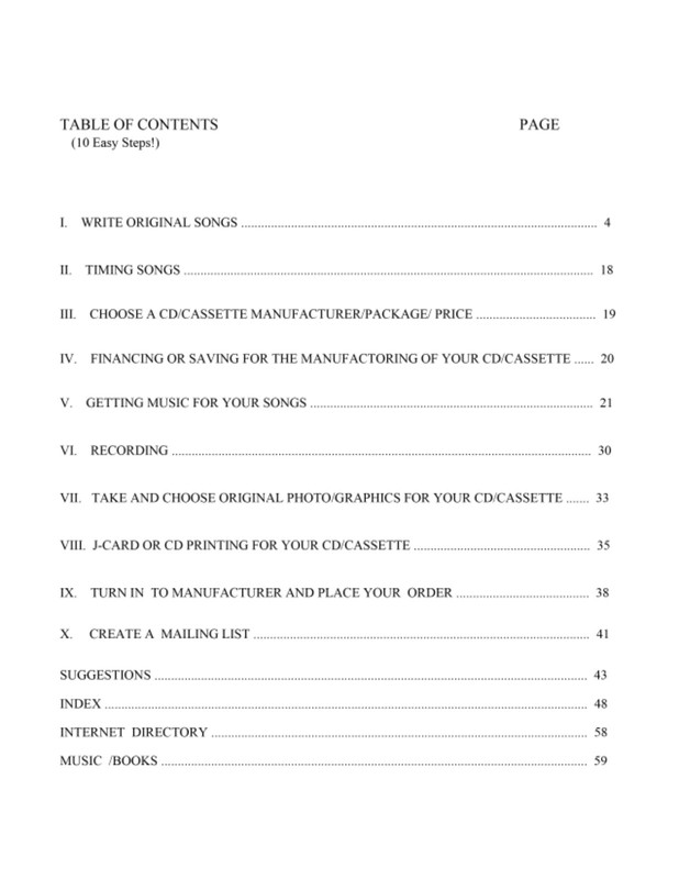 BOOK - MUSIC - HOW TO - 62 Pages- HOW TO RELEASE YOUR 1st CD! - Annor M. Doeman gallery