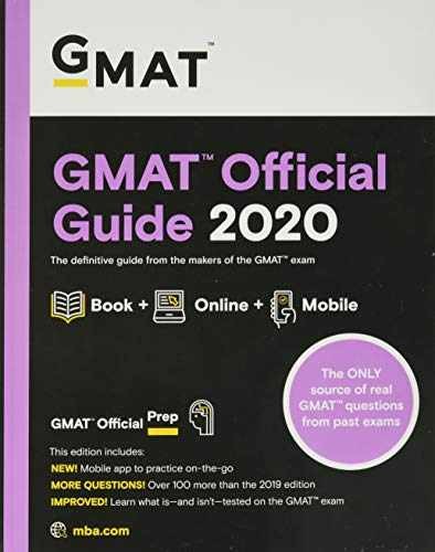 GMAT Official Guide – Paperback, by GMAC (Graduate Management – Acceptable h