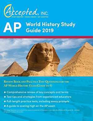 AP World History Study Guide – Paperback, by Accepted Inc. Advanced – Very Good