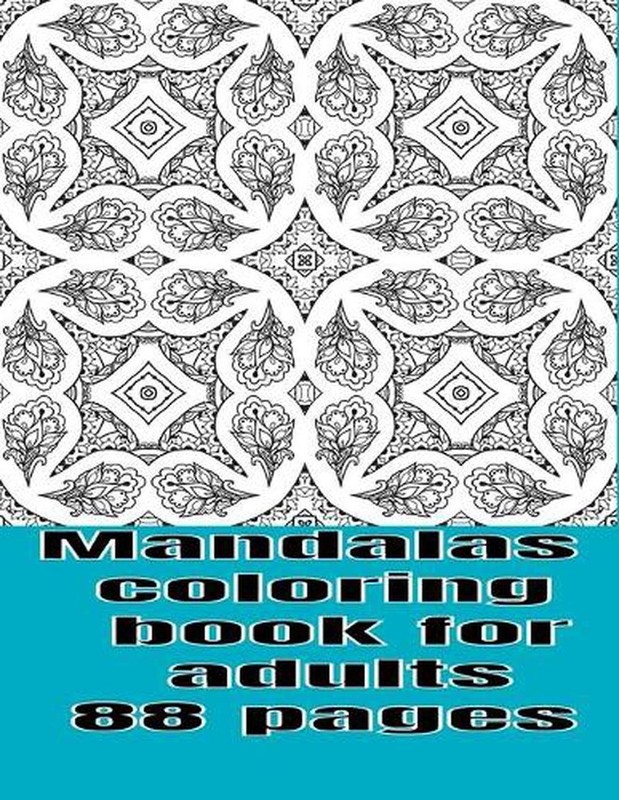 Mandalas coloring book for adults 88 pages: Mandalas coloring book for adults 43