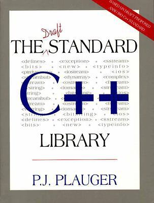 The Draft Standard C++ Library by Plauger, P. J.