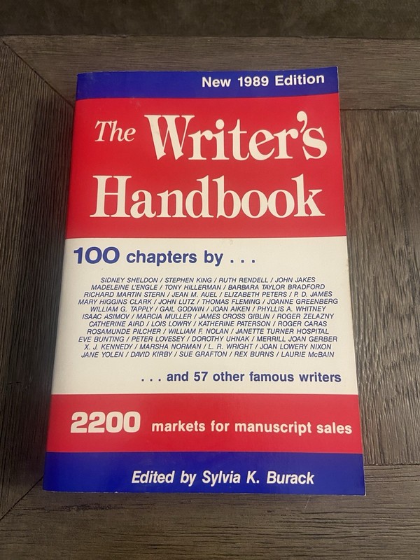 The Writers Handbook New 1989 Edition Edited By Sylvia Burack
