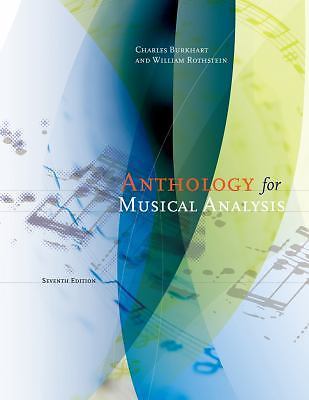 Anthology for Musical Analysis, Charles Burkhart,William Rothstein, Very Good Bo