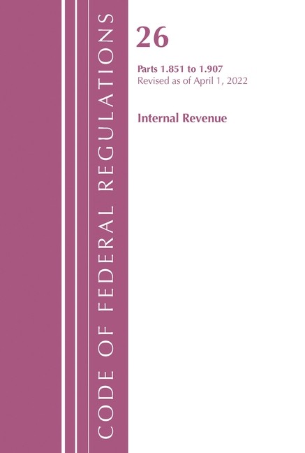 Code Of Federal Regulations, Title 26 Internal Revenue 1 851…
