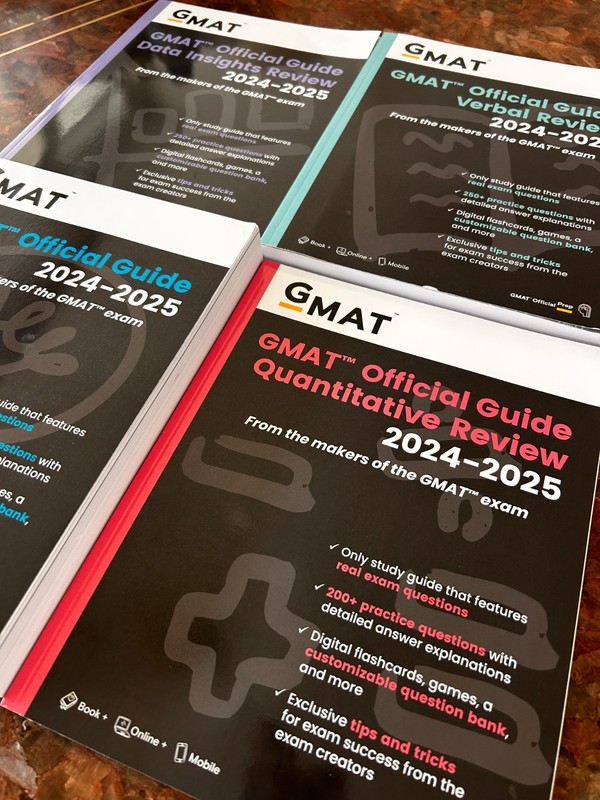 GMAT Official Guide 2024–2025 Full Set - 4 Books Unused gallery
