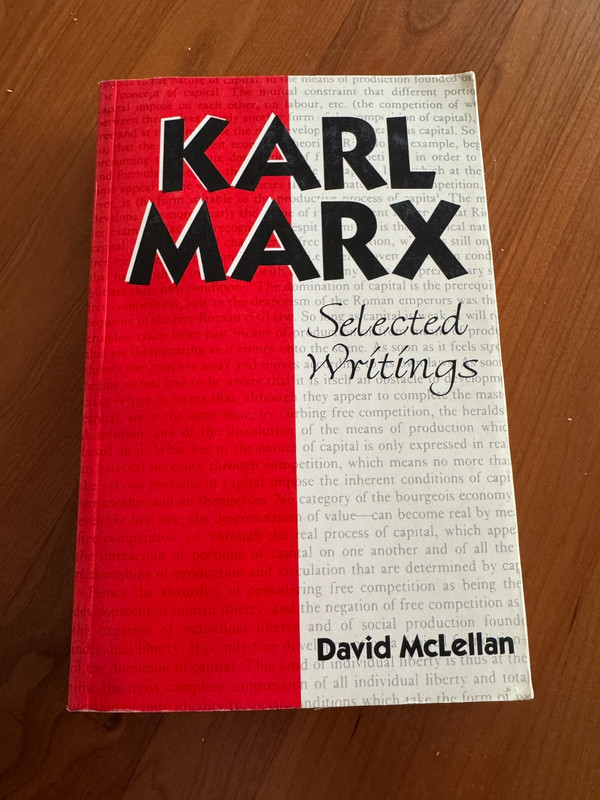 VINTAGE! Karl Marx Selected Writings by David McLellan (PB, 1977)