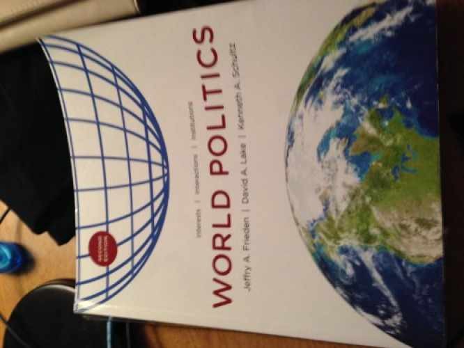World Politics: Interests, – Paperback, by Frieden Jeffry A.; – Acceptable