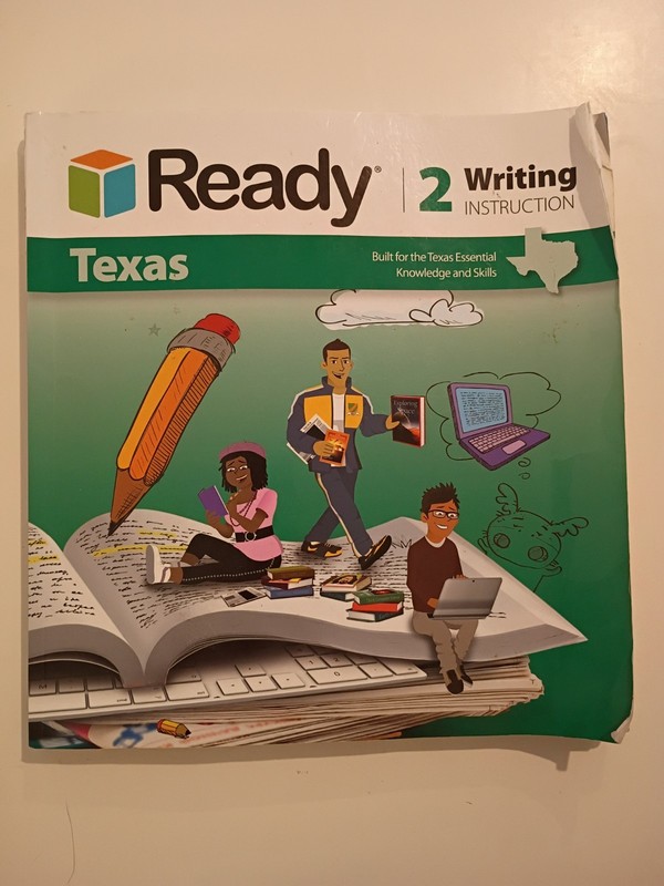 Ready Texas Writing Instruction 2 Workbook TEKS Curriculum School Standards Book