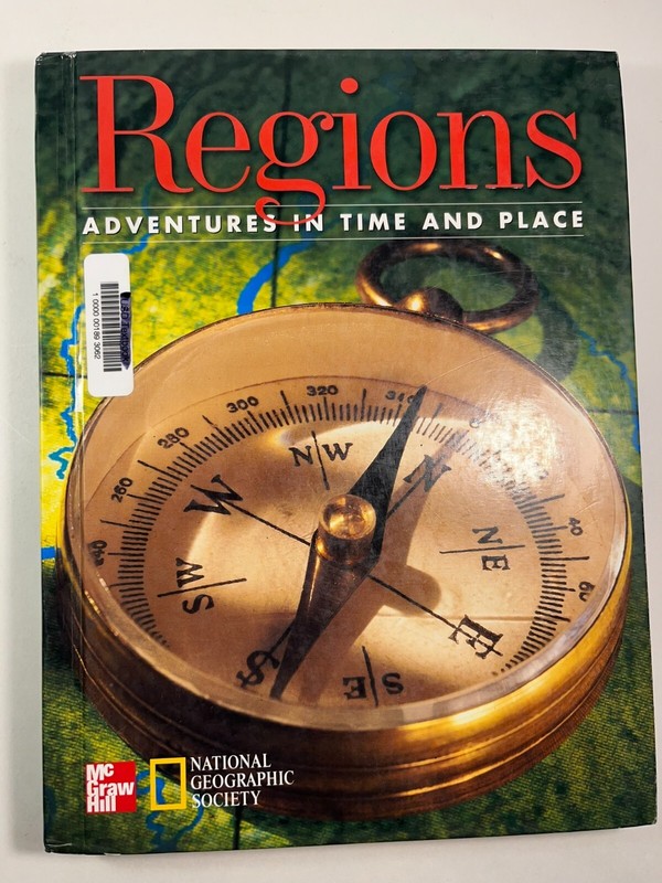 Regions – Adventures in Time and Place Hardcover Student Edition,2000 0021488541