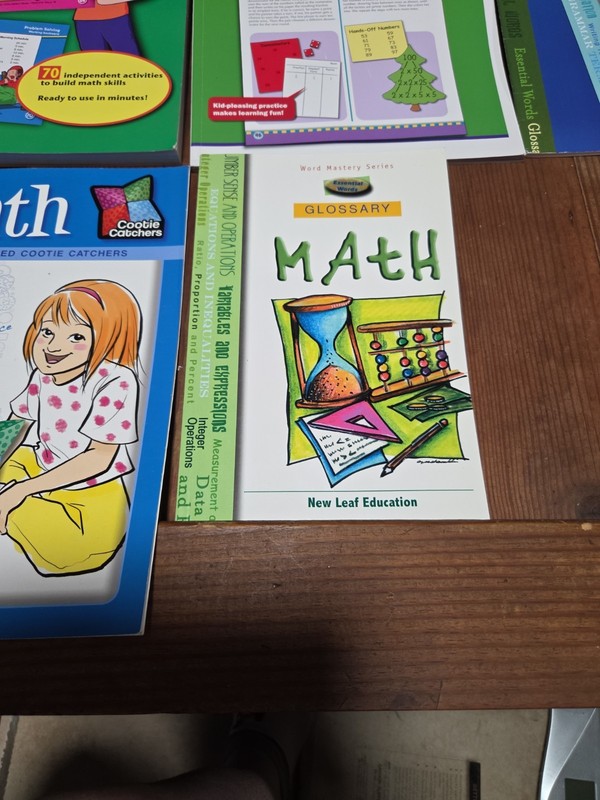 Assorted Math Activity Books, Set Of 6 (Plus A Language Arts Bonus!) gallery