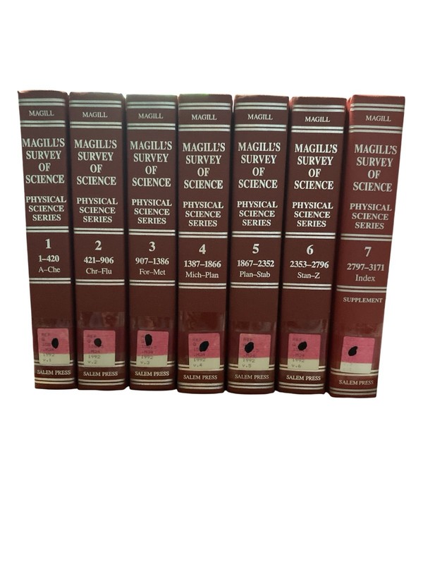 Magill’s Survey Of Science 7 Vol Physical Science Series Set