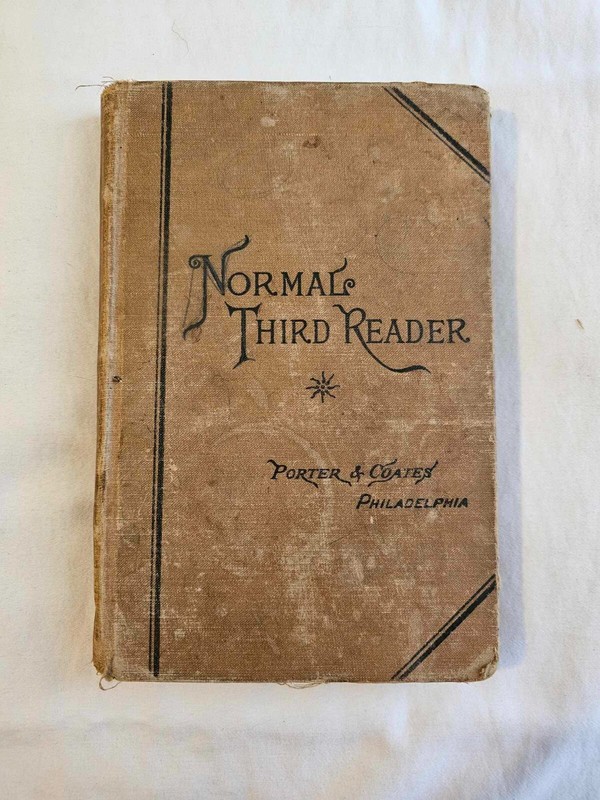 Vintage Book – Normal Third Reader by Albert Raub 1884