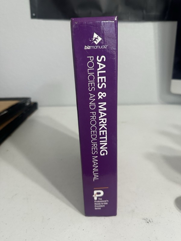 Sales & Marketing Policies and Procedures Manual by Inc Bizmanualz: Bottom Up gallery