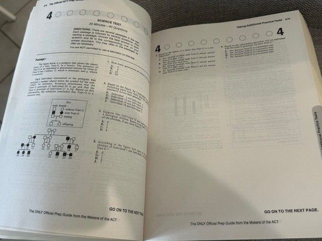 The Official ACT Prep Guide 2022 2023 Wiley EUC Book Paperback Study Test gallery