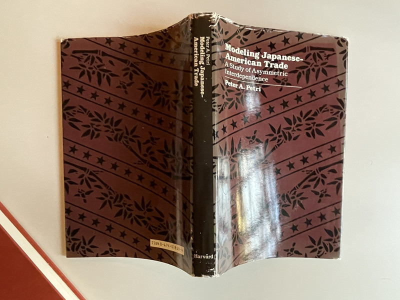 Malmgren Modeling Japanese-American Trade HC DJ VG+ Econ US Japan Trade Study
