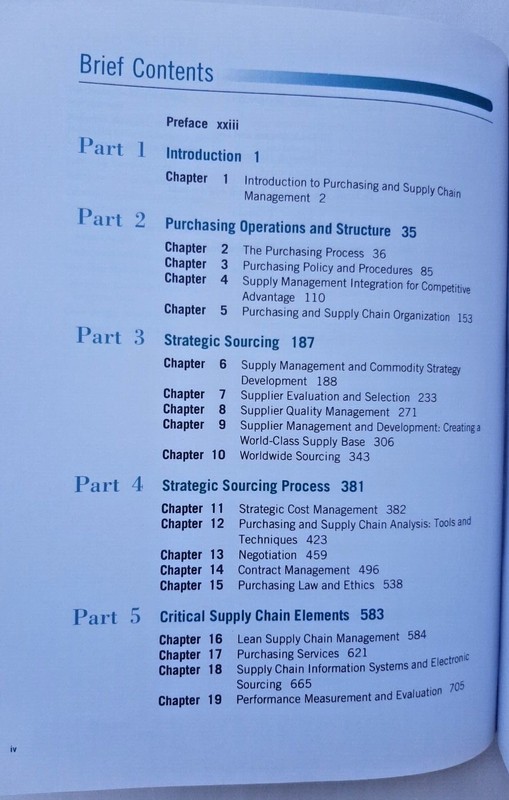 Purchasing & Supply Chain Management by R. M. Monczka & others, Cengage Learning gallery