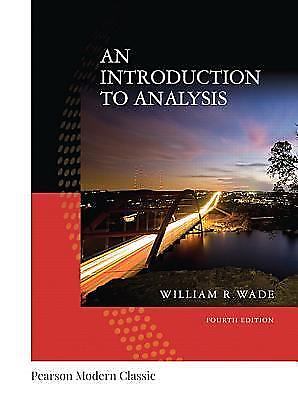 An Introduction to Analysis (Classic Version) (Pearson Modern Classics for Adva