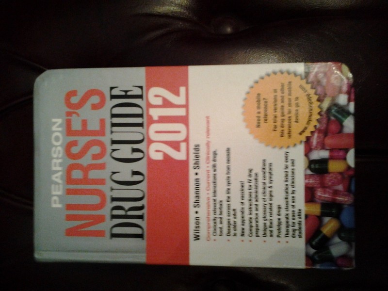 Pearson Nurse’s Drug Guide 2012
