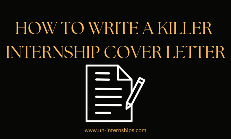 Writing a cover letter for internship 2023
