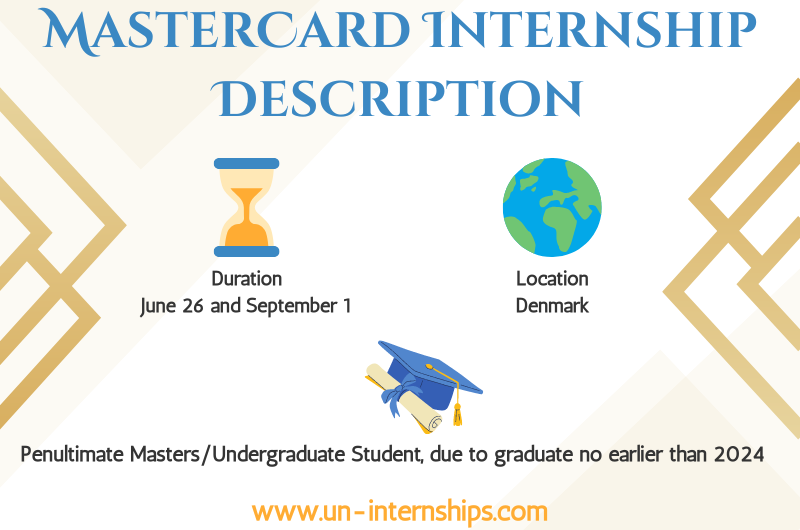 Mastercard Internship Program 2023 Description