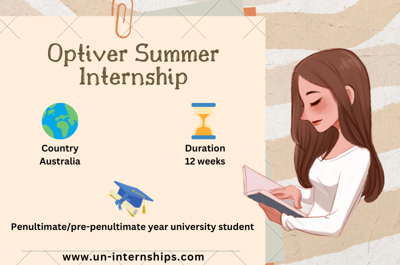 Optiver Summer Internship, International & Domestic Australia