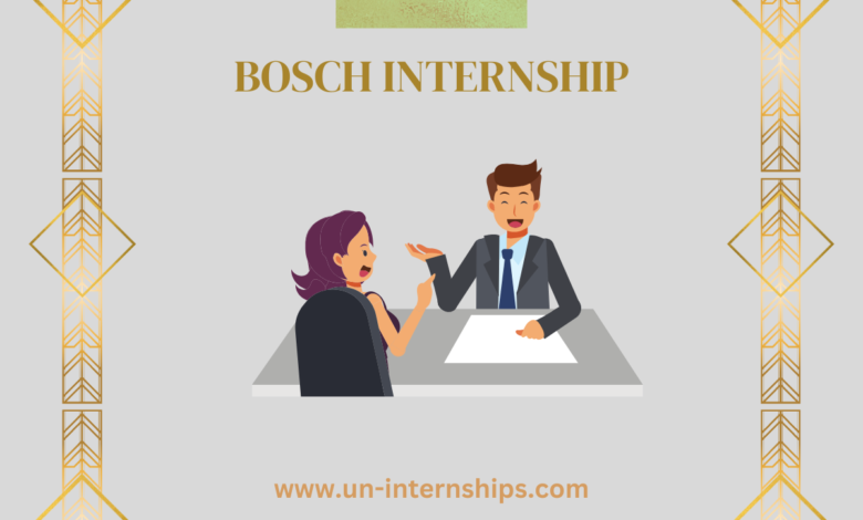 Bosch internship